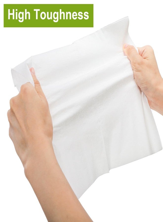 Okllen 200 Pcs Bird Cage Liners, 11x20 Inch Disposable Cage Paper Liners Pad Absorbent Non-Woven Tray Liners for Parrot Parakeet Finch Canary Pet Bird, White - Image 4